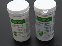 Norsan omega-3 vegan capsules - 2 potten á 80 capsules - afbeelding 1 van  3