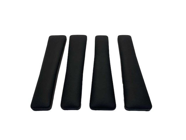 Norsap ns1500 black leather pilot seat armrest cushions - afbeelding 1 van  2