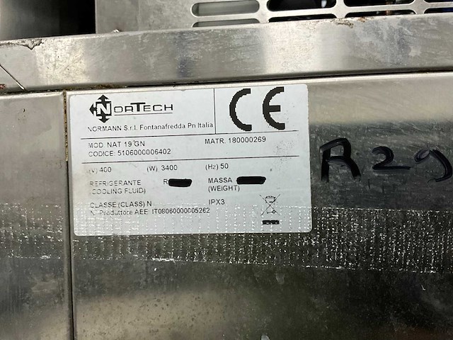 Nortech nat 19 gn blast-chiller - afbeelding 9 van  9