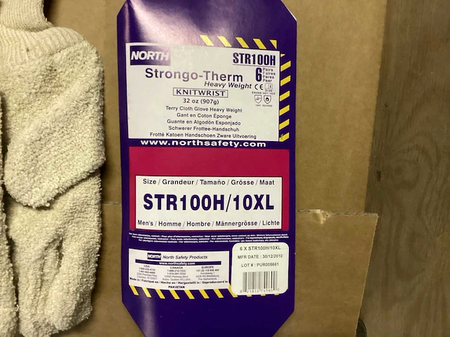 North strongo therm str 100 h paar werkhandschoen (100x) - afbeelding 2 van  2