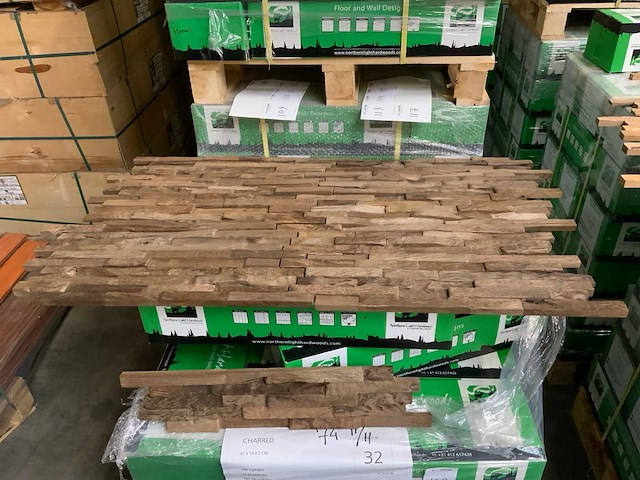 Northern light hardwoods teak wandbekleding (24 m2) - afbeelding 1 van  3