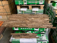 Northern light hardwoods teak wandbekleding (24 m2) - afbeelding 1 van  3