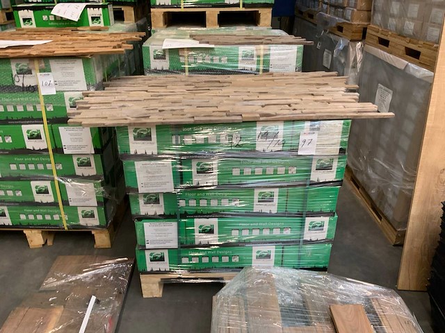 Northern light hardwoods teak wandbekleding (24 m2) - afbeelding 2 van  3