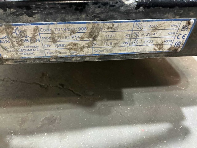 Norton clipper cs 451 betonzaag - afbeelding 9 van  9