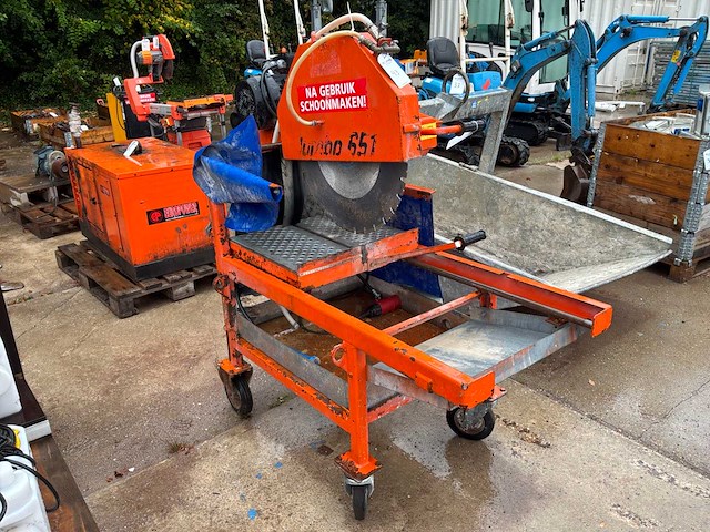 Norton jumbo 651 steenzaagmachine - afbeelding 5 van  12