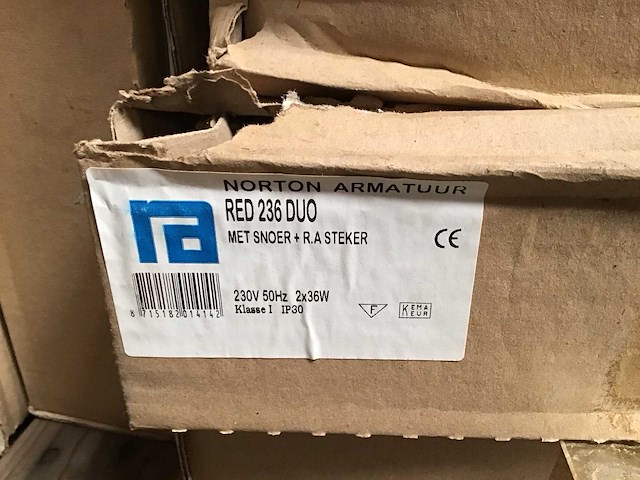 Norton red duo 236 armatuur (10x), ongebruikt - afbeelding 2 van  3