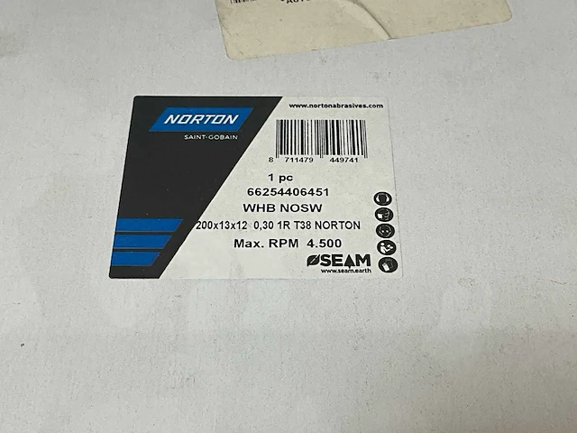 Norton staalborstels rond (2x) - afbeelding 1 van  6