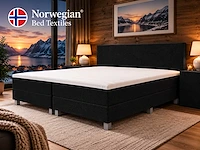Norwegian - aurora zwart - 140x200cm - boxspring