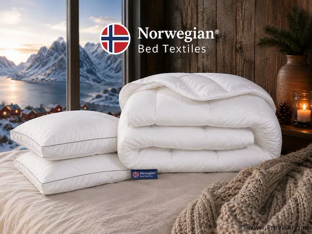 Norwegian set - 2x boxkussen + 1x dekbed 240x200cm - afbeelding 1 van  1