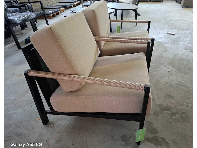 Nosso - lounge - tuinstoel (2x) - afbeelding 2 van  2