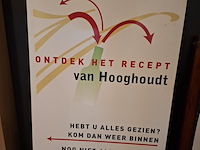 Nostalgisch schoolbord en infobord 'ontdek het recept van hooghoudt' - afbeelding 3 van  3