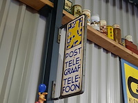 Nostalgisch uithangbord 'post, telefoon, telegraaf' - afbeelding 3 van  3
