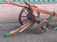 Nostalgische blauwbalk en plaggenschop - afbeelding 6 van  13