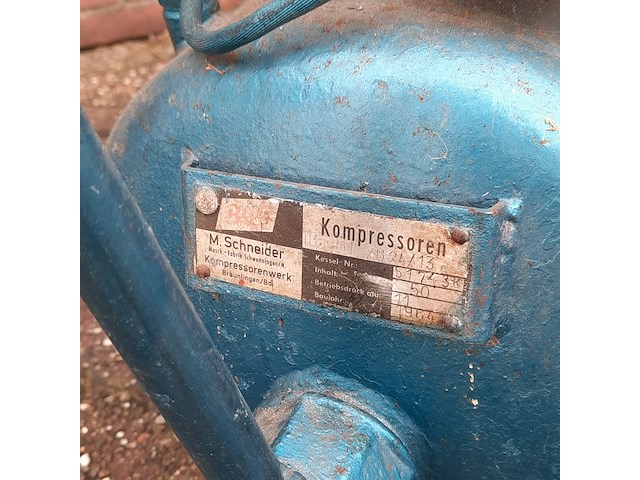 Nostalgische compressor j1s65, bouwjaar 1950 - afbeelding 9 van  10