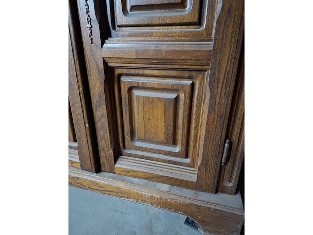 Nostalgische houten wandmeubel - afbeelding 2 van  12