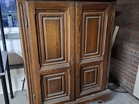 Nostalgische houten wandmeubel - afbeelding 1 van  12