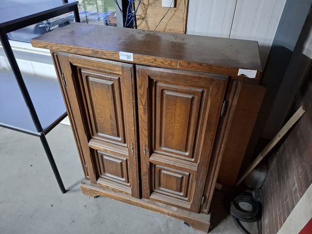 Nostalgische houten wandmeubel - afbeelding 8 van  12