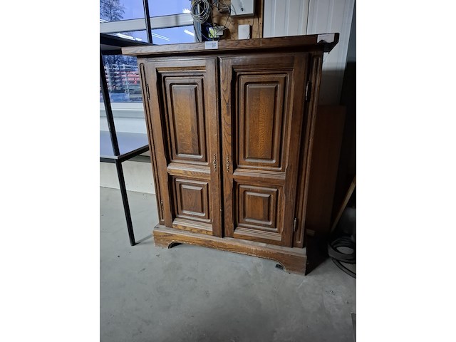 Nostalgische houten wandmeubel - afbeelding 11 van  12