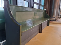 Nostalgische kerkbank groen - afbeelding 3 van  7
