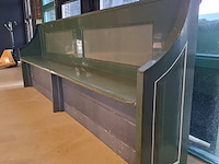 Nostalgische kerkbank groen - afbeelding 4 van  7