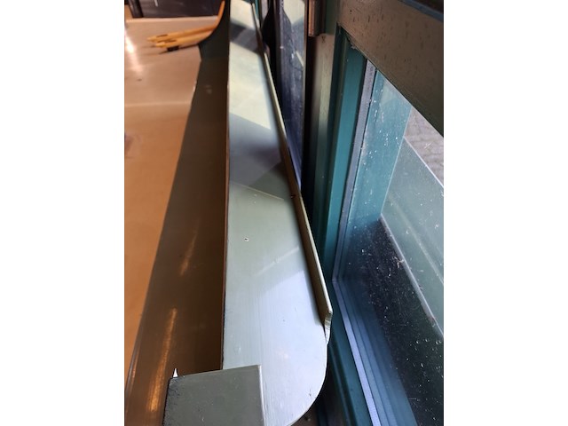 Nostalgische kerkbank groen - afbeelding 5 van  7