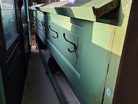 Nostalgische kerkbank groen - afbeelding 7 van  7