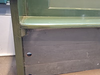 Nostalgische kerkbank groen - afbeelding 5 van  8