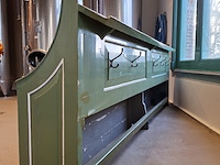 Nostalgische kerkbank groen - afbeelding 7 van  8
