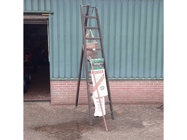 Nostalgische kersenplukladder - afbeelding 1 van  7