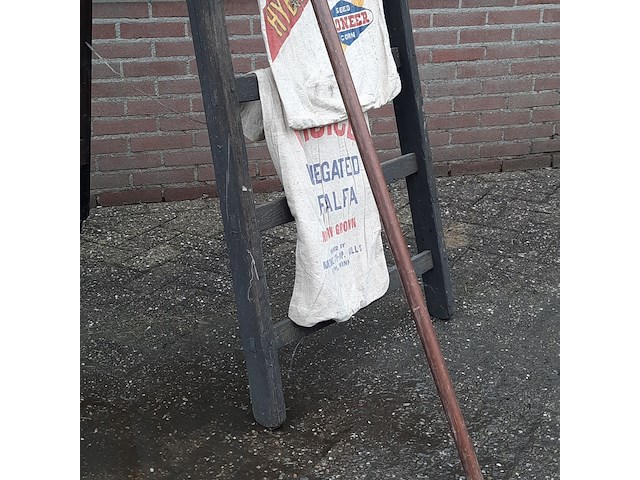 Nostalgische kersenplukladder - afbeelding 7 van  7