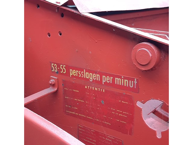 Nostalgische lagedrukpers welger, wsa350 - afbeelding 7 van  18