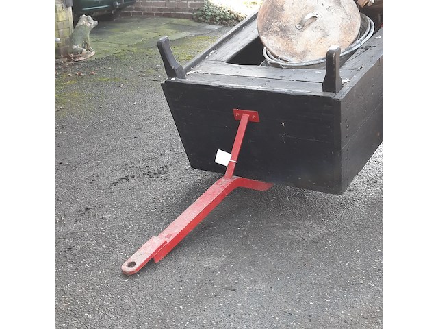 Nostalgische melkwagen met 2x melkbus - afbeelding 4 van  10