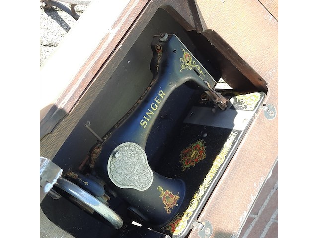 Nostalgische naaimachine singer - afbeelding 4 van  14
