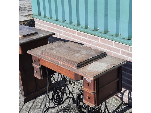 Nostalgische naaimachine singer - afbeelding 5 van  14