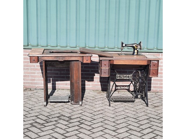 Nostalgische naaimachine singer - afbeelding 1 van  14