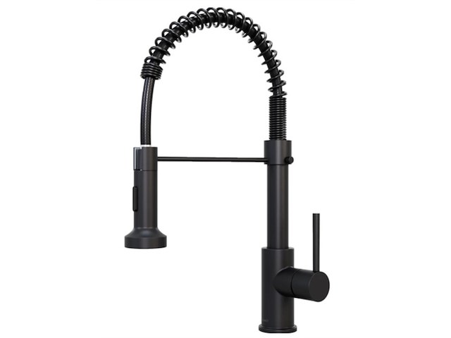 Noswo keukenkraan met uittrekbare uitloop zwart - afbeelding 1 van  1