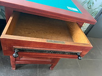 Notaris bureau, groen en gelakt - afbeelding 4 van  7
