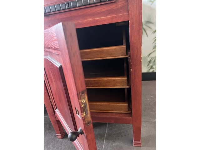Notaris bureau, groen en gelakt - afbeelding 5 van  7