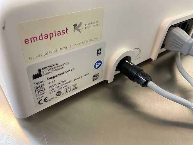 Nouvag dp30 infiltratiepomp tumescente vloeistof - afbeelding 5 van  7