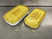 Nova hotelporselein - 3-vaks serveerplateau met deksel (180x) - afbeelding 5 van  6