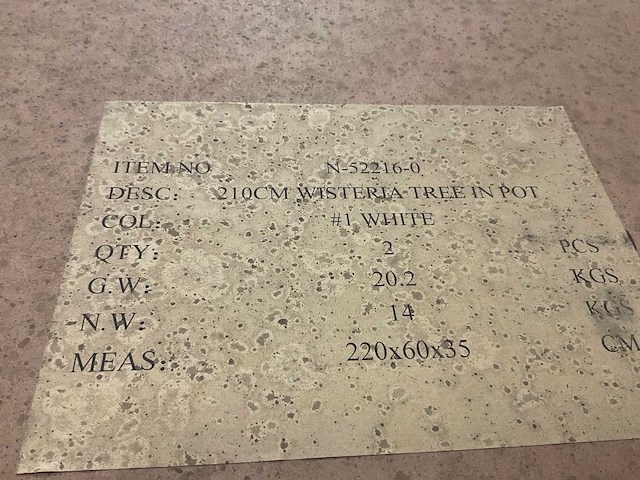 Nova nature wisteria kunstkamerplant (2x) - afbeelding 3 van  4