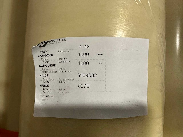 Novacel rol folie (4x) - afbeelding 2 van  3