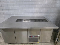 Novameta - rvs patisserie koelwerkbank met ingebouwde saladiere - afbeelding 2 van  8