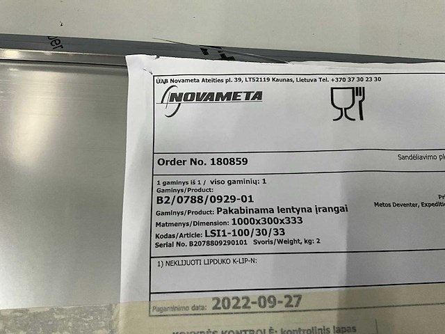 Novameta rvs wandschap - afbeelding 3 van  3