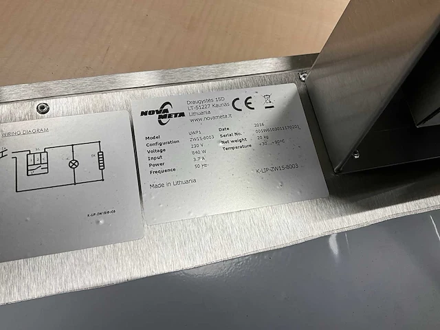 Novameta uwp1 inbouw warmhoudplaat - afbeelding 5 van  7
