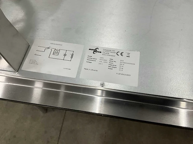 Novameta uwp1 inbouw warmhoudplaat - afbeelding 6 van  6