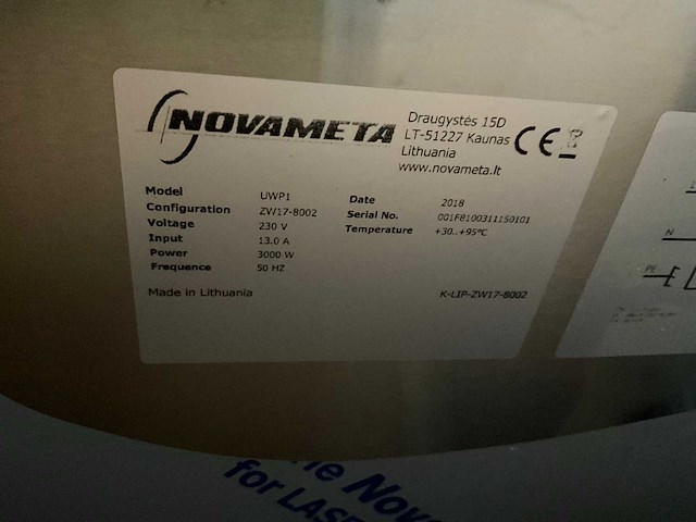 Novameta uwp1 warmhoudplaat met hoestruit - afbeelding 6 van  6