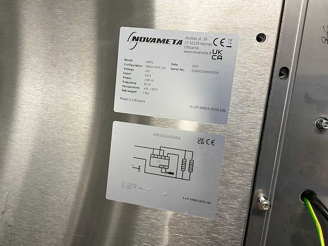 Novameta uwp2 inbouw warmhoudplaat met warmtebrug - afbeelding 8 van  8