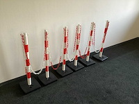 Novap afzetpaaltjes met ketting (6x) - afbeelding 2 van  2