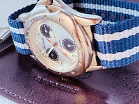 Novastar vintage militaire horloge met nieuwe nato band - afbeelding 2 van  5